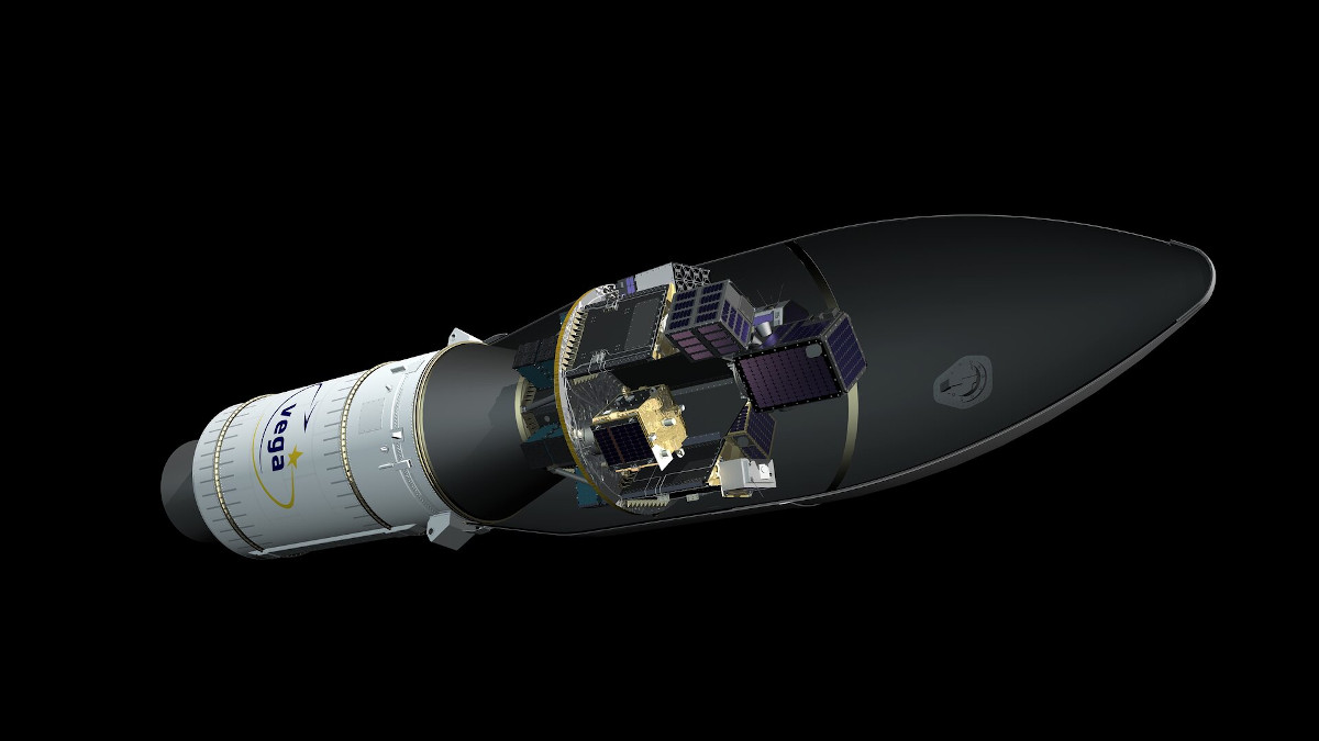 Razzo ESA Vega VV16 con SSMS e SAT-AIS